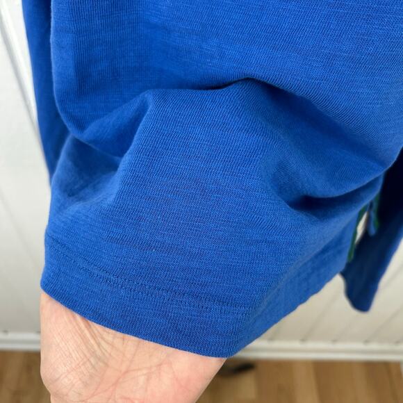 Loft Women Long Sleeve Tshirt Top Lounge Basic Minimalist Essential Blue Size XS - Picture 4 of 8